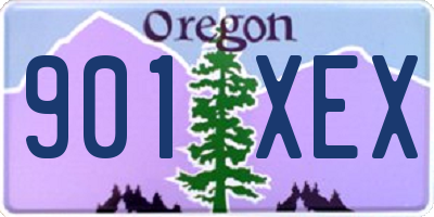 OR license plate 901XEX