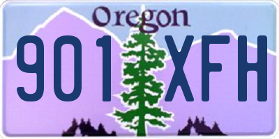 OR license plate 901XFH