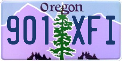 OR license plate 901XFI