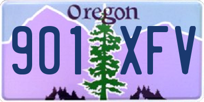 OR license plate 901XFV
