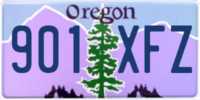 OR license plate 901XFZ
