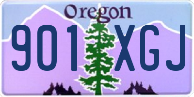 OR license plate 901XGJ