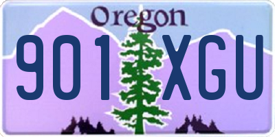 OR license plate 901XGU