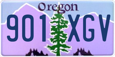 OR license plate 901XGV