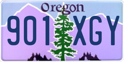 OR license plate 901XGY
