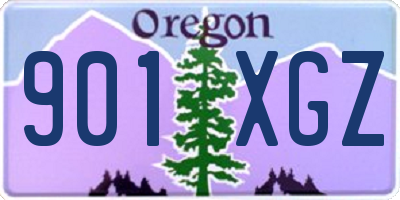 OR license plate 901XGZ