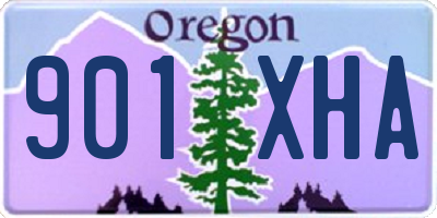 OR license plate 901XHA