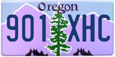 OR license plate 901XHC