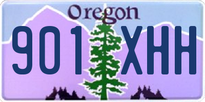 OR license plate 901XHH