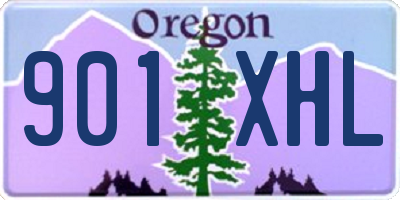 OR license plate 901XHL