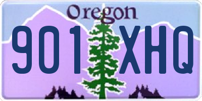 OR license plate 901XHQ
