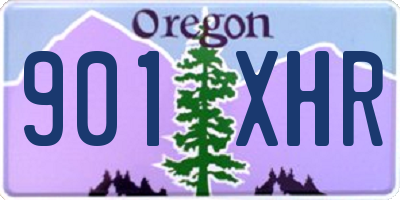OR license plate 901XHR