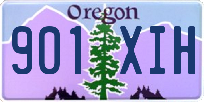OR license plate 901XIH