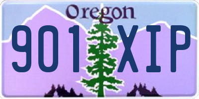 OR license plate 901XIP