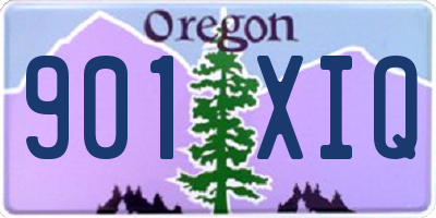 OR license plate 901XIQ