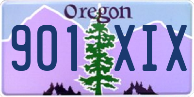 OR license plate 901XIX