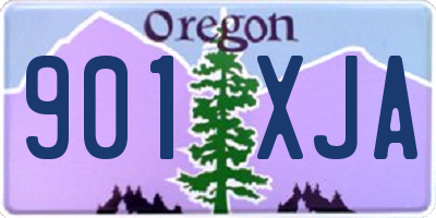 OR license plate 901XJA