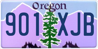 OR license plate 901XJB