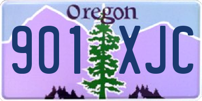 OR license plate 901XJC