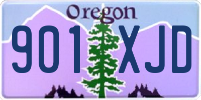 OR license plate 901XJD