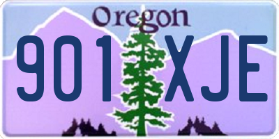 OR license plate 901XJE