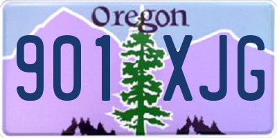 OR license plate 901XJG