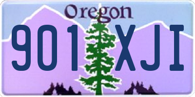 OR license plate 901XJI