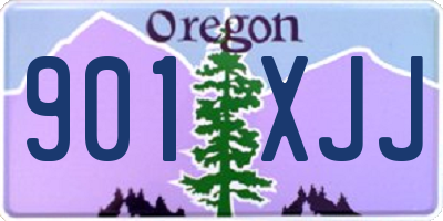 OR license plate 901XJJ