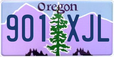 OR license plate 901XJL