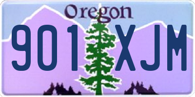 OR license plate 901XJM