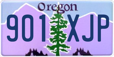OR license plate 901XJP