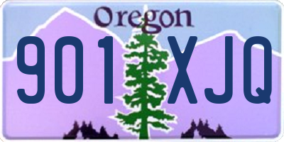 OR license plate 901XJQ
