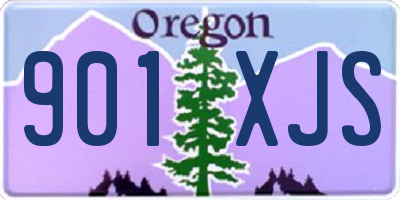 OR license plate 901XJS