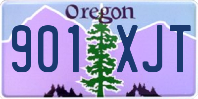 OR license plate 901XJT