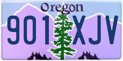 OR license plate 901XJV