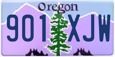 OR license plate 901XJW