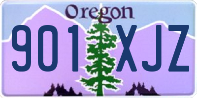 OR license plate 901XJZ