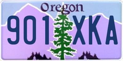 OR license plate 901XKA