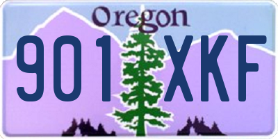 OR license plate 901XKF