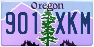 OR license plate 901XKM