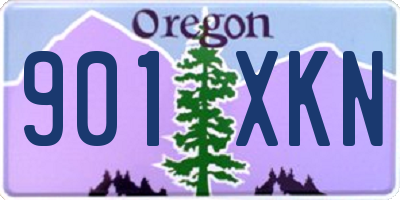OR license plate 901XKN