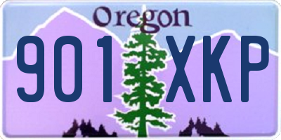 OR license plate 901XKP