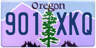 OR license plate 901XKQ