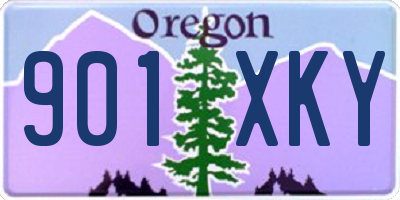 OR license plate 901XKY