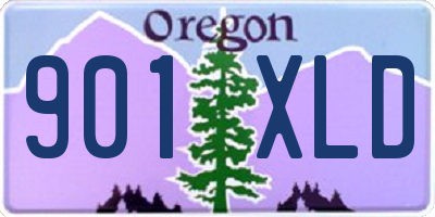 OR license plate 901XLD