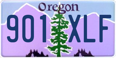 OR license plate 901XLF
