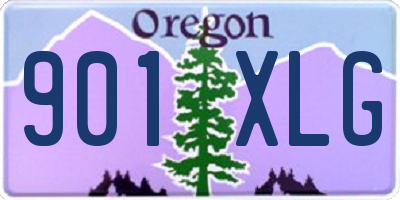 OR license plate 901XLG