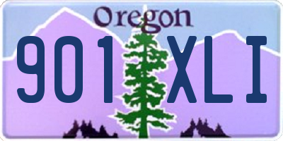 OR license plate 901XLI