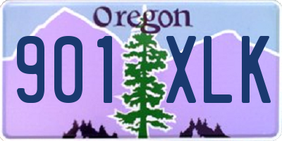 OR license plate 901XLK