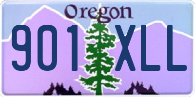OR license plate 901XLL